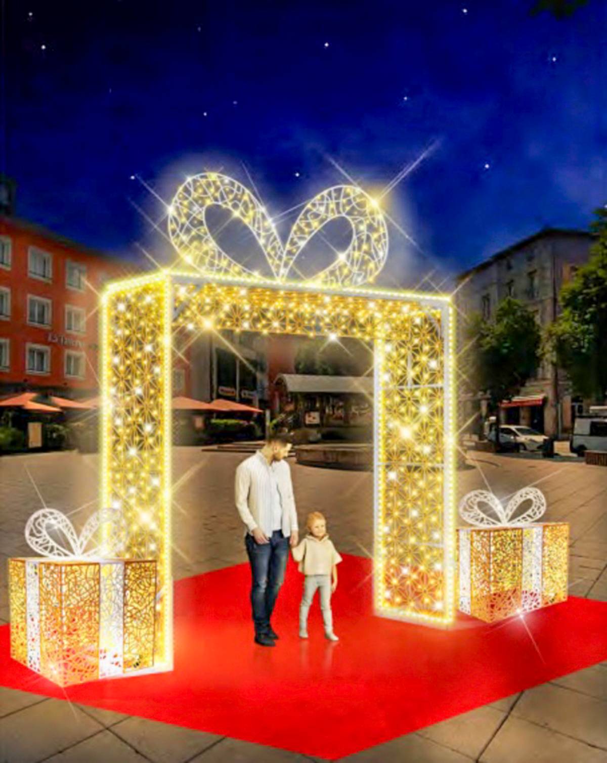 , Au Puy-en-Velay, des décorations de Noël seront en 3D