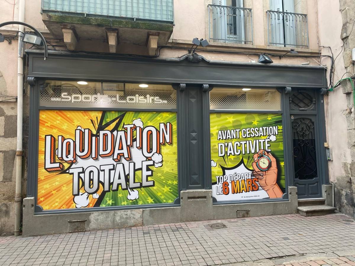 , Ce magasin historique du centre-ville du Puy-en-Velay ferme ses portes et liquide son stock