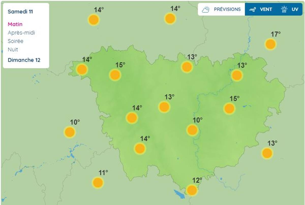 Grand soleil et hausse des températures sur la Haute-Loire