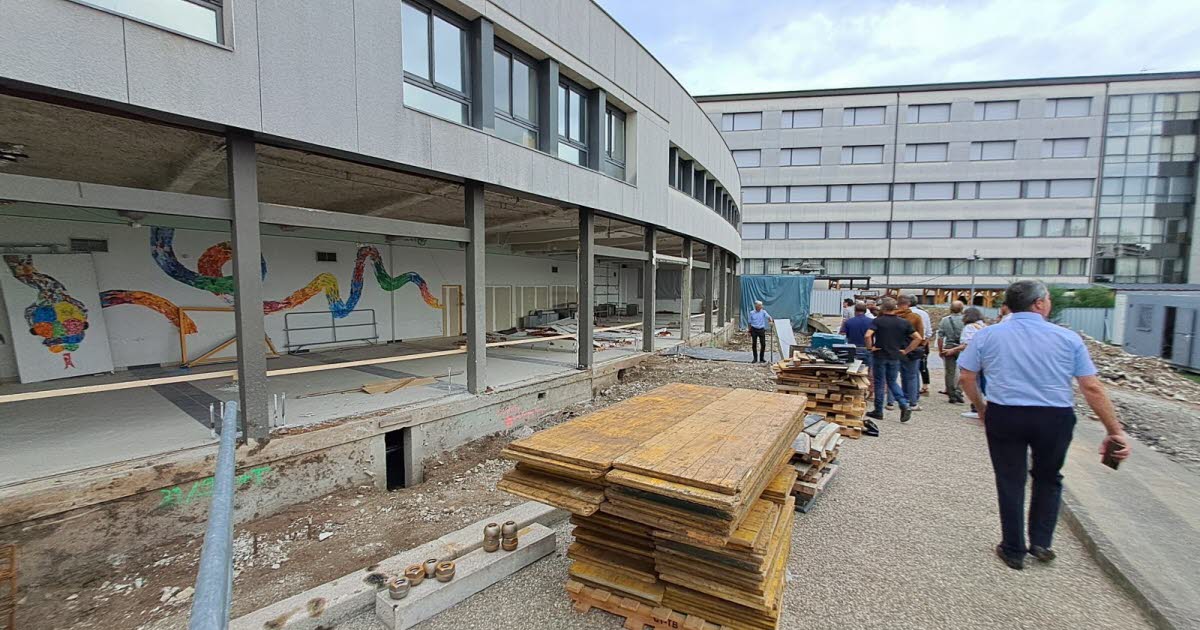 , Le Puy-en-Velay Lycée Simone-Weil : le chantier du self devrait être achevé en juin 2026