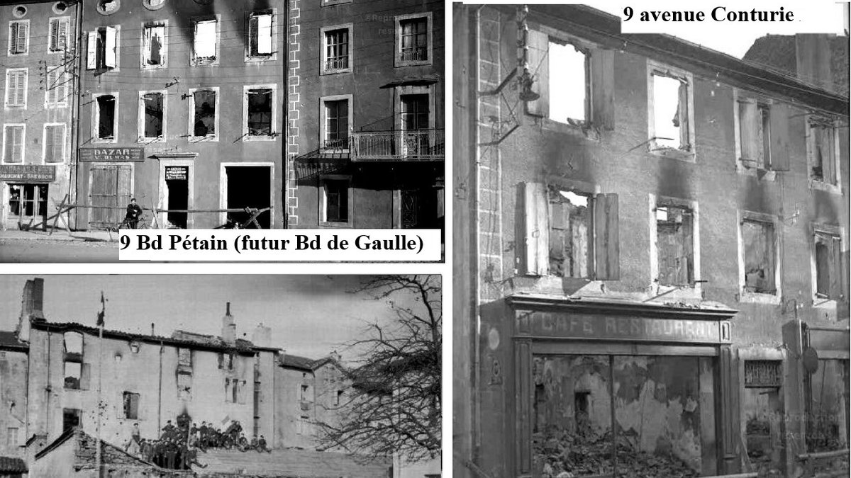 , Souvenirs de Lozère : Langogne, 15 juillet 1944, les Allemands incendient trois maisons