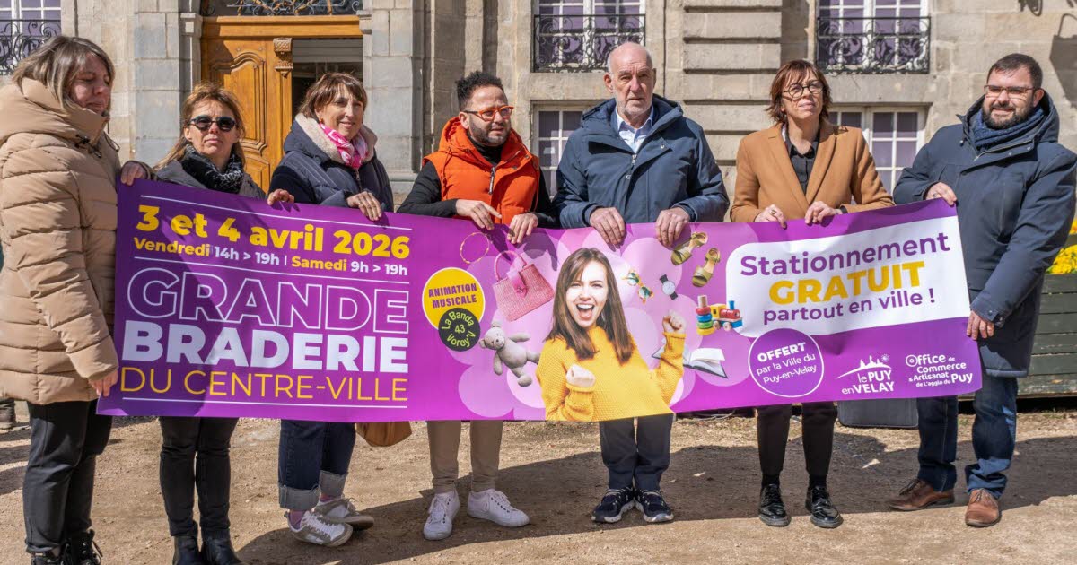 , Le Puy-en-Velay Les vendredi 3 et samedi 4 avril, c’est la grande braderie en centre-ville